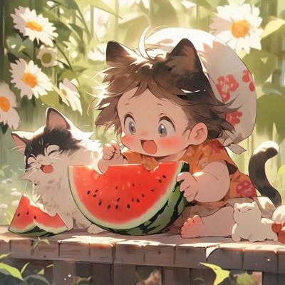 吃瓜网红照片头像动漫,网红头像中的动漫风采